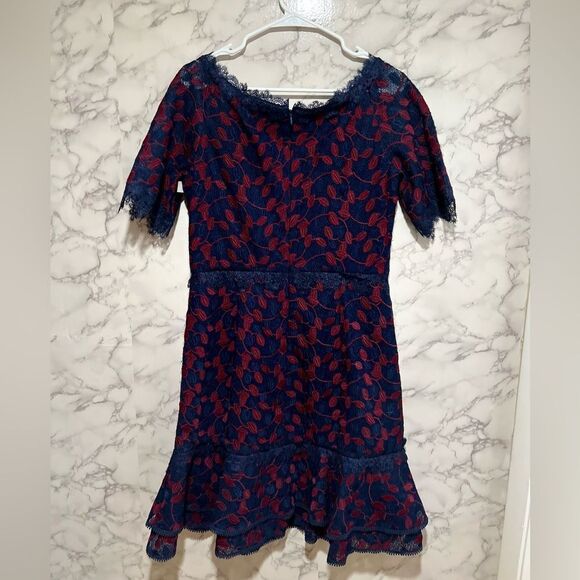 Shani Off-the-Shoulder Lace Dress - Picture 6 of 10